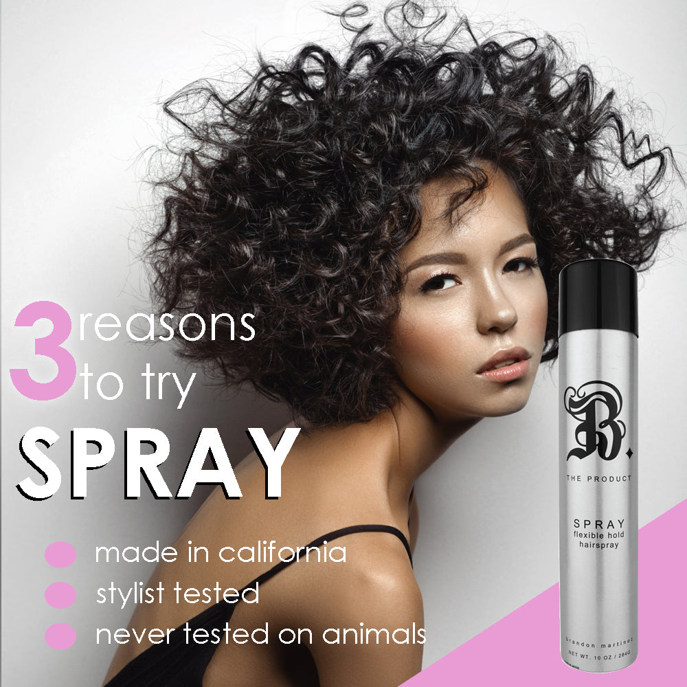 Spray, Medium Hold Hairspray for Shine and Hold, Thermal Protector for Fine Hair