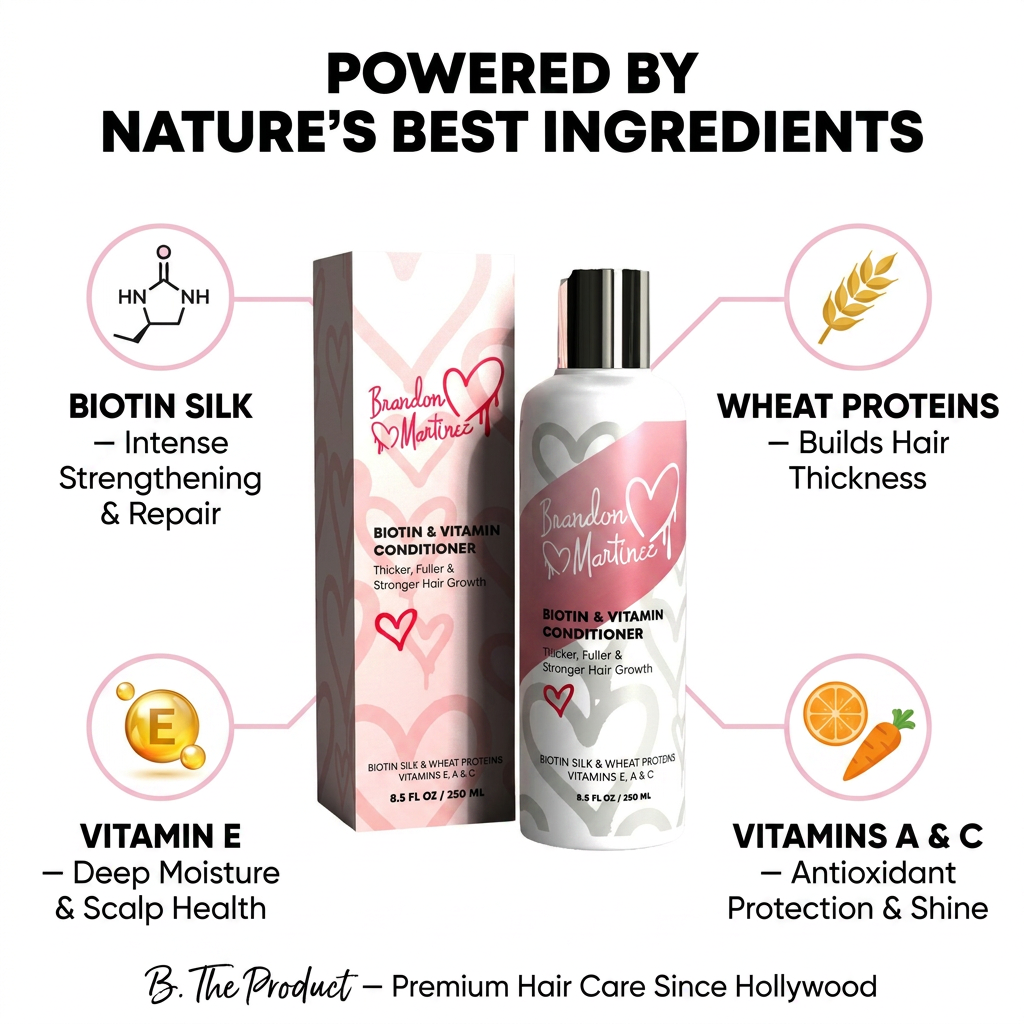 Biotin Shampoo + Conditioner Set | Hair Growth Support + Aloe & Cucumber