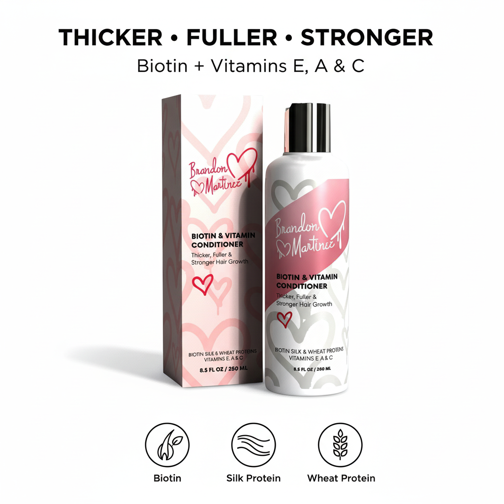 Brandon Martinez Biotin & Vitamin Conditioner For Hair Growth