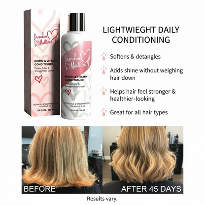 Brandon Martinez Biotin & Vitamin Conditioner For Hair Growth