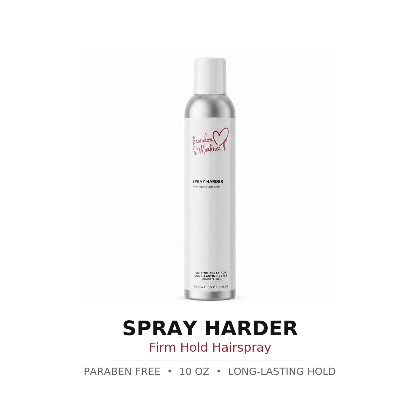 Spray Harder | Humidity‑Resistant Firm Hold Spray