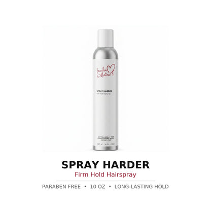 Spray Harder | Humidity‑Resistant Firm Hold Spray