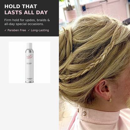 Spray Harder | Humidity‑Resistant Firm Hold Spray