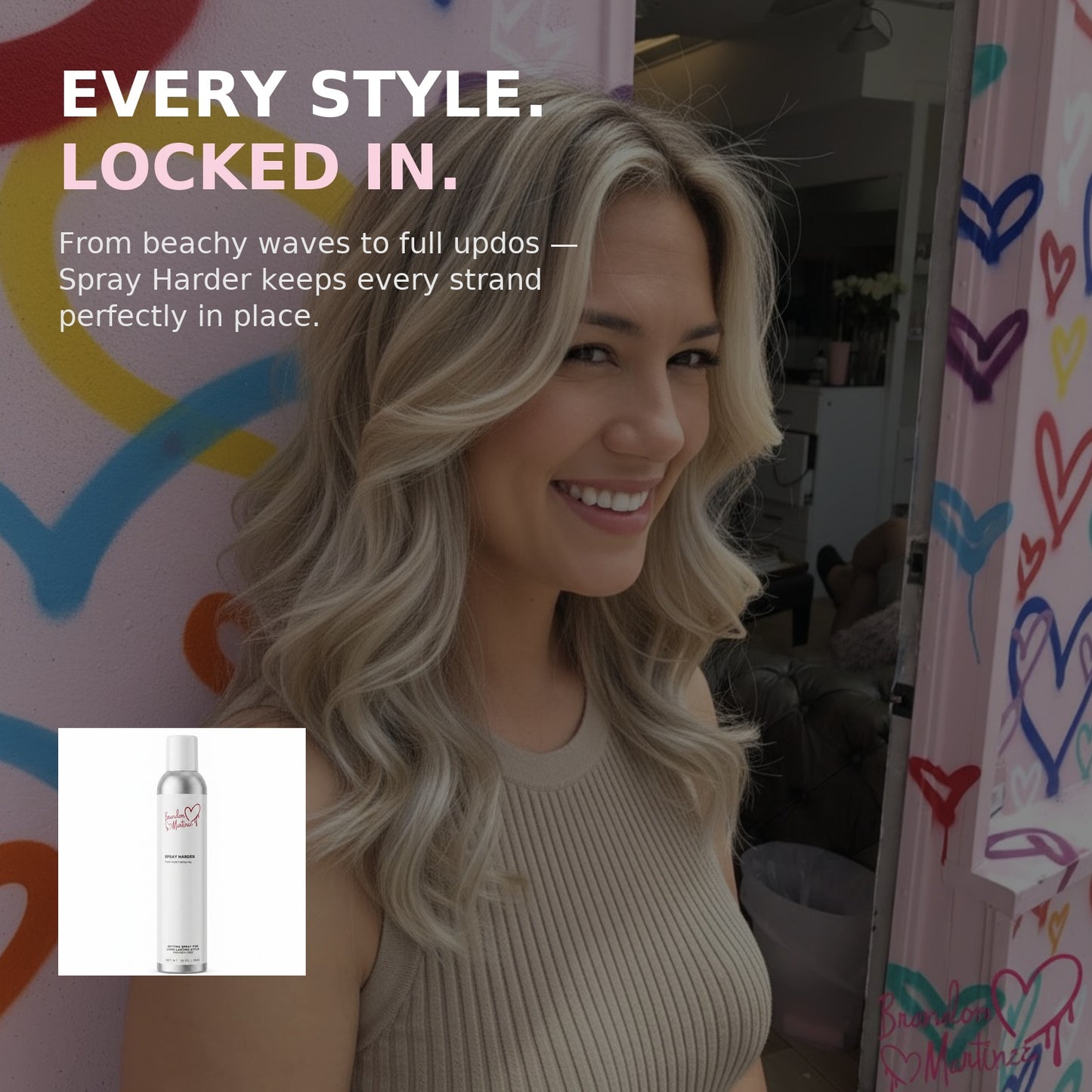 Spray Harder | Humidity‑Resistant Firm Hold Spray