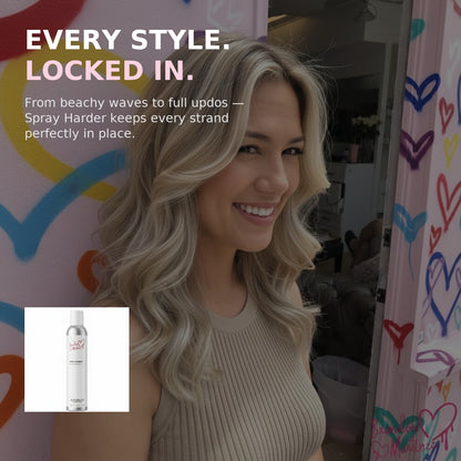 Spray Harder | Humidity‑Resistant Firm Hold Spray