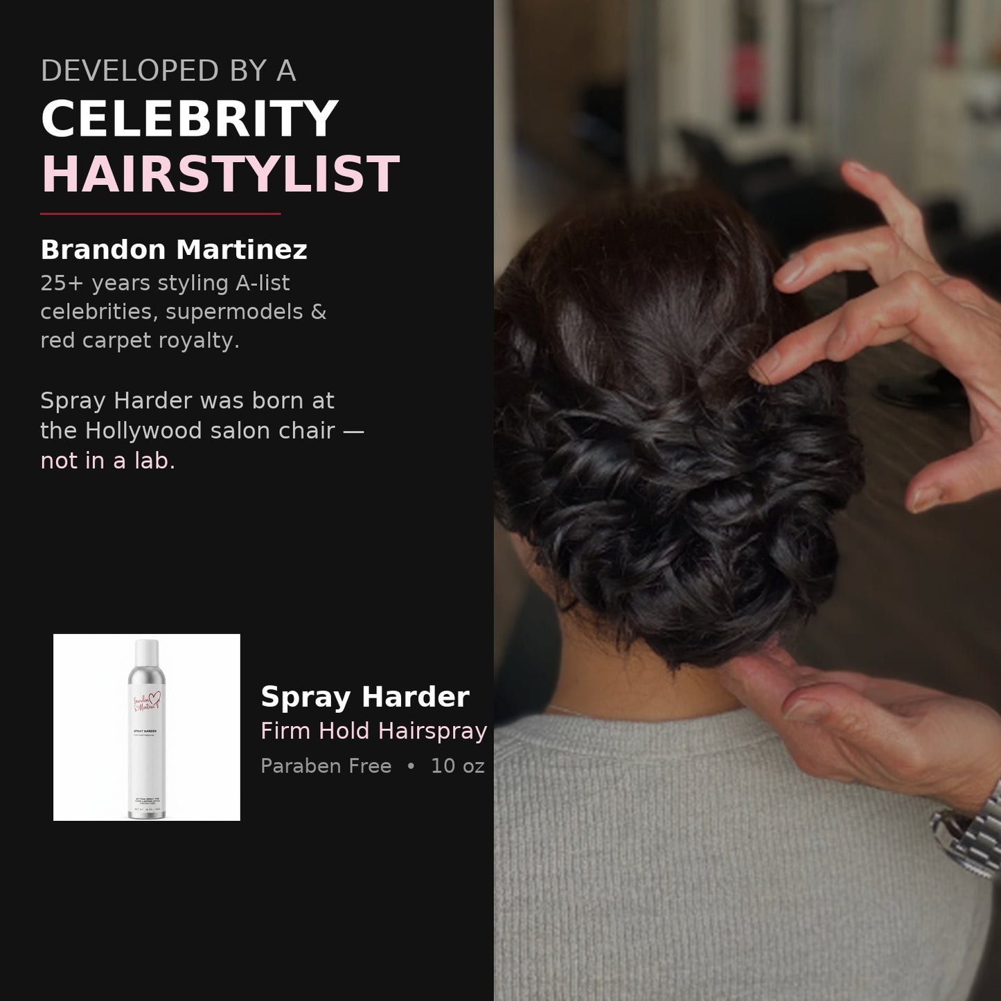 Spray Harder | Humidity‑Resistant Firm Hold Spray