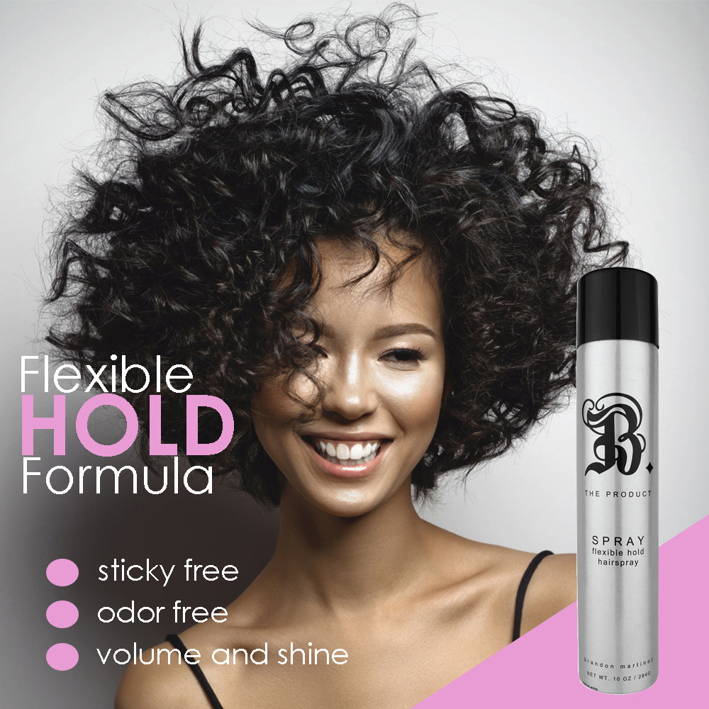 Spray, Medium Hold Hairspray for Shine and Hold, Thermal Protector for Fine Hair