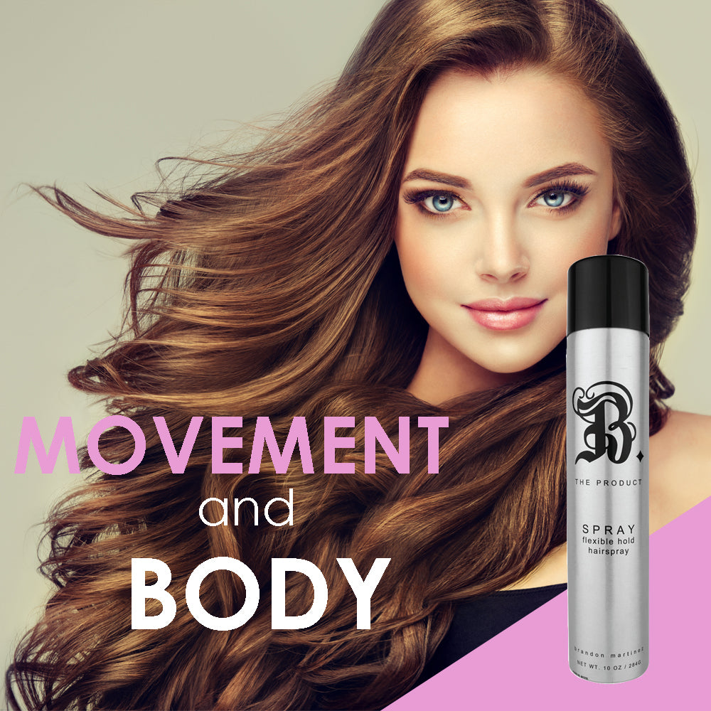 Spray, Medium Hold Hairspray for Shine and Hold, Thermal Protector for Fine Hair