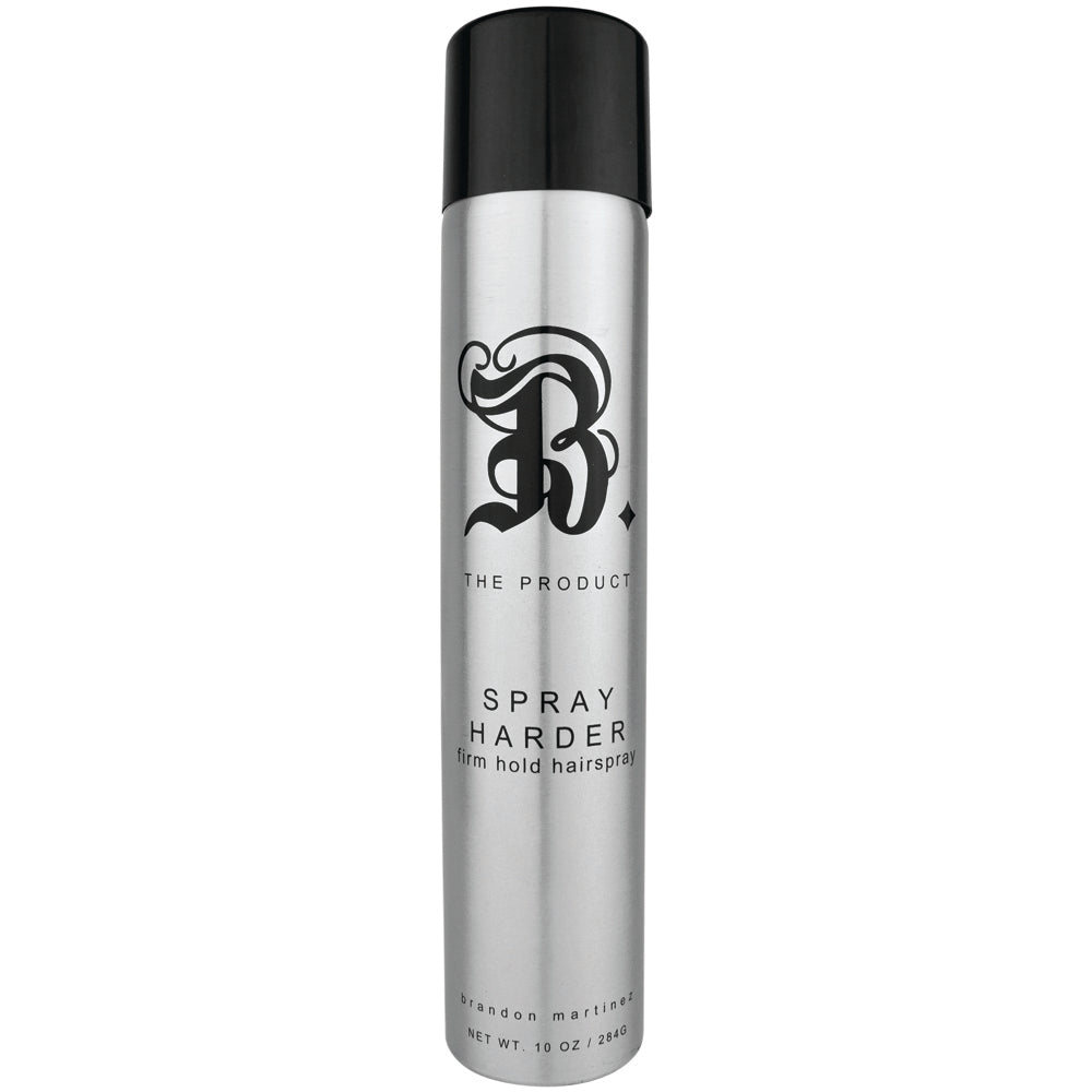 Spray Harder, Firm Hold Hairspray For Volume & Shine, Thermal Protector B. The Product