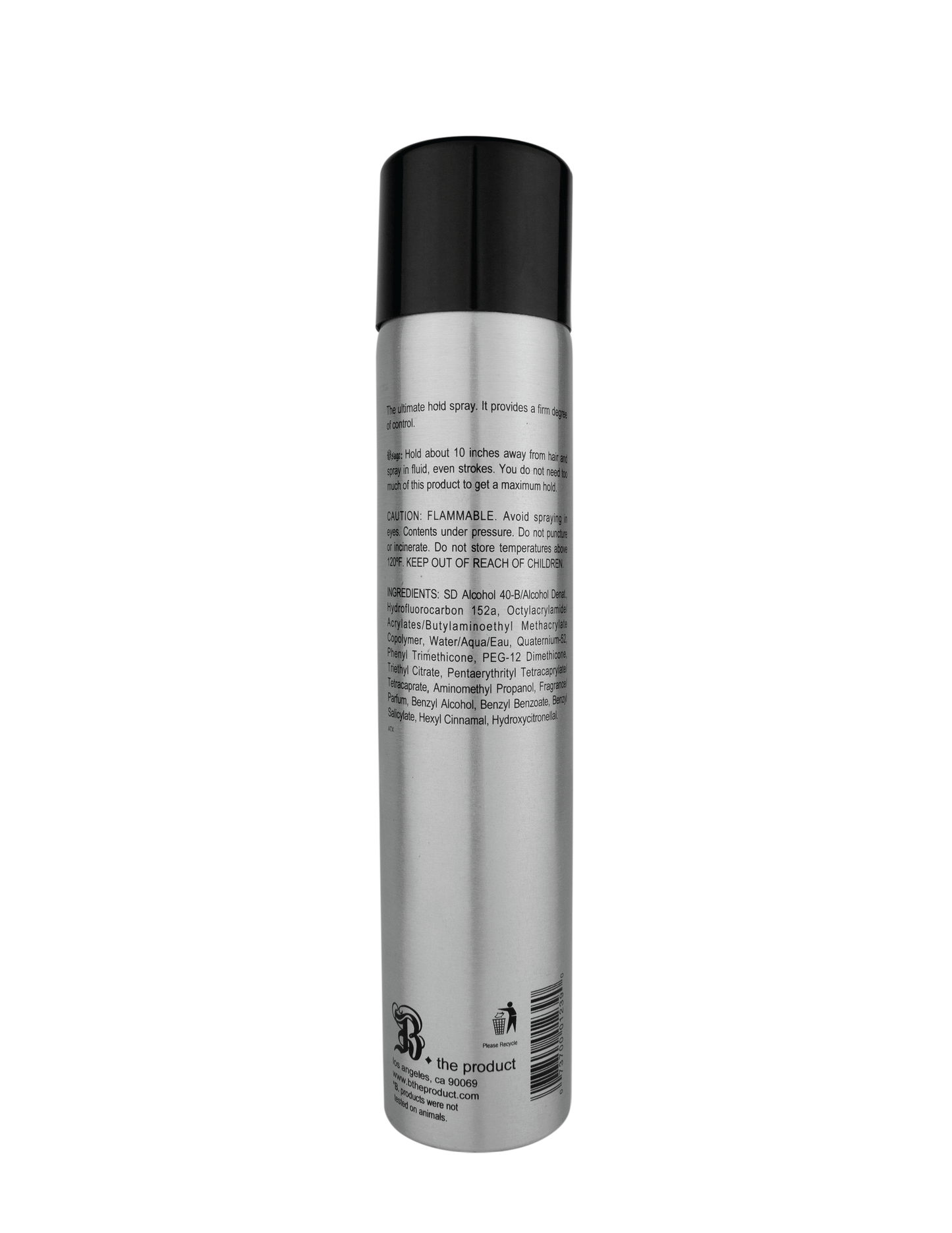 Spray Harder, Firm Hold Hairspray For Volume & Shine, Thermal Protector B. The Product