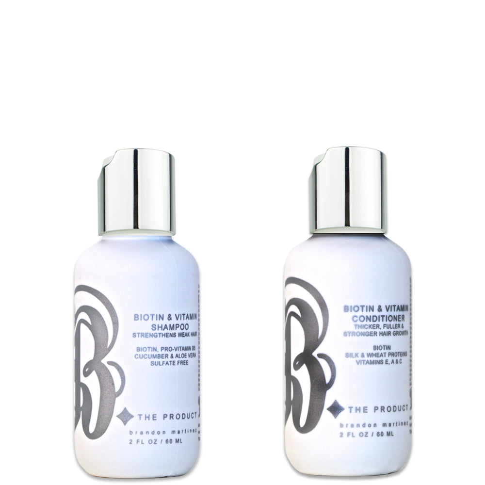 Biotin Shampoo & Conditioner for Hair Growth Set 8oz X2