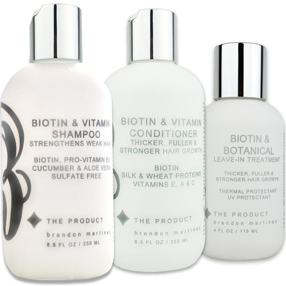 Biotin Shampoo & Conditioner for Hair Growth Set 8oz X2