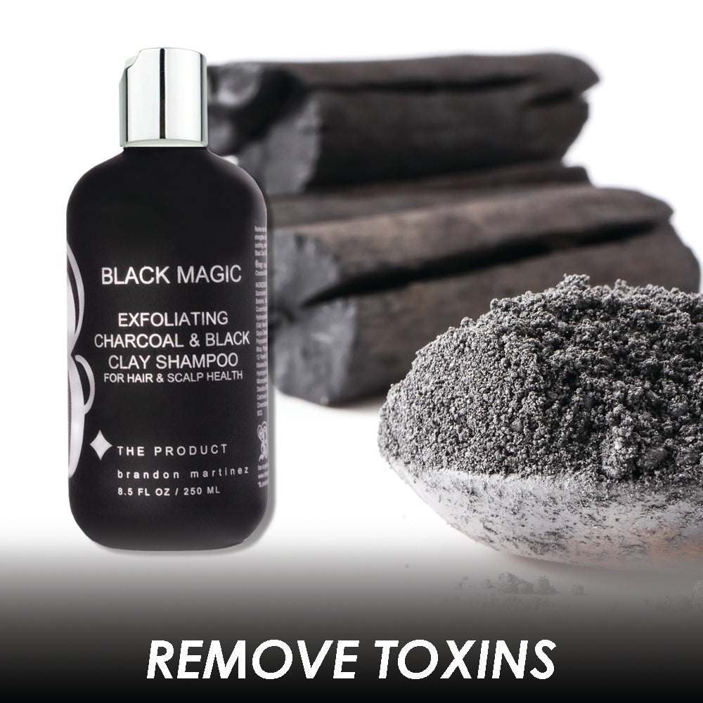 Charcoal Activated Black Clay Shampoo