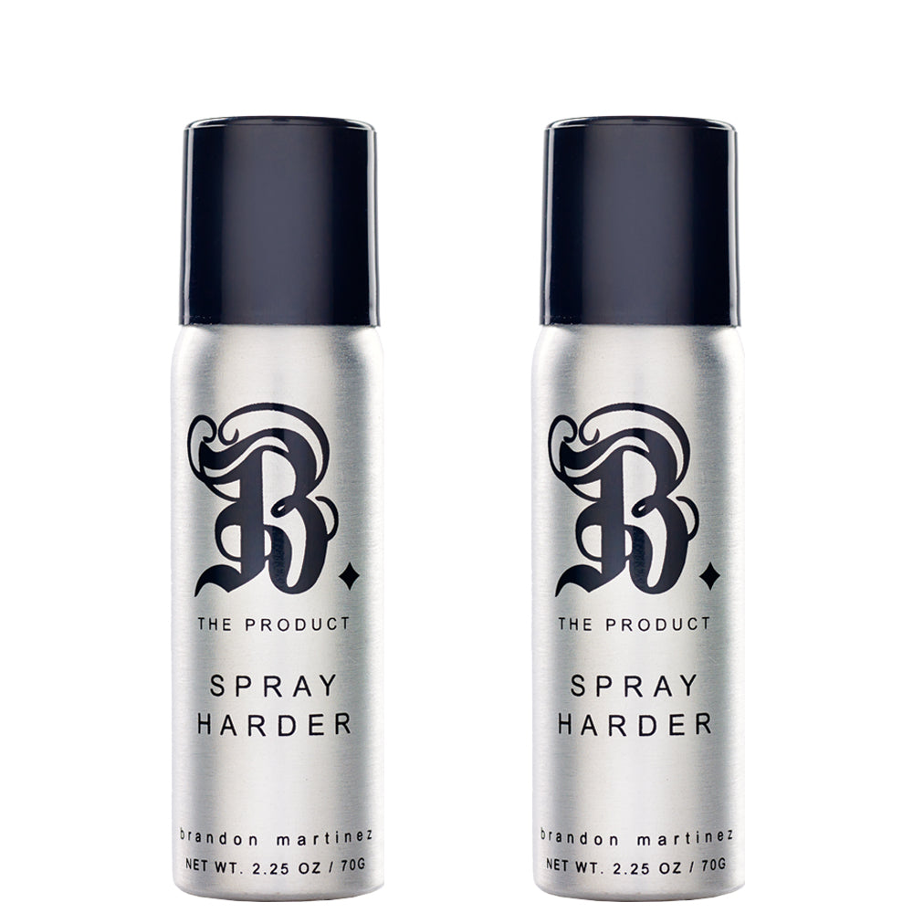 Spray Harder, Firm Hold Hairspray For Volume & Shine, Thermal Protector B. The Product